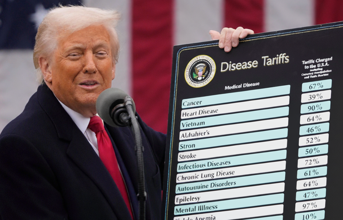 Trump Health Care Plan: 100% Tariff on Cancer