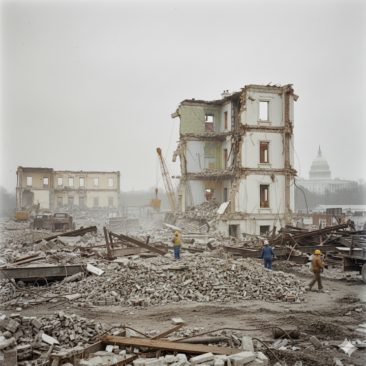 Epstein Files "Mistakenly" Stored in Demolished East Wing